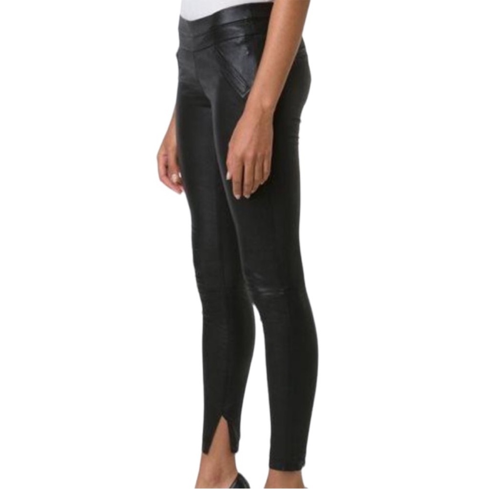 RTA Madrid Skinny Ankle Pant, Women’s XS, Pull-On, Stretch, Coated